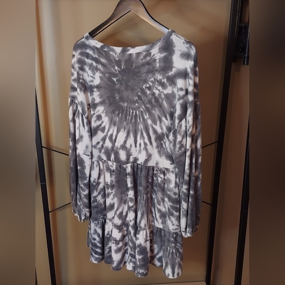 Altar'd State Long Sleeve Babydoll Dress Size M - Picture 5 of 9